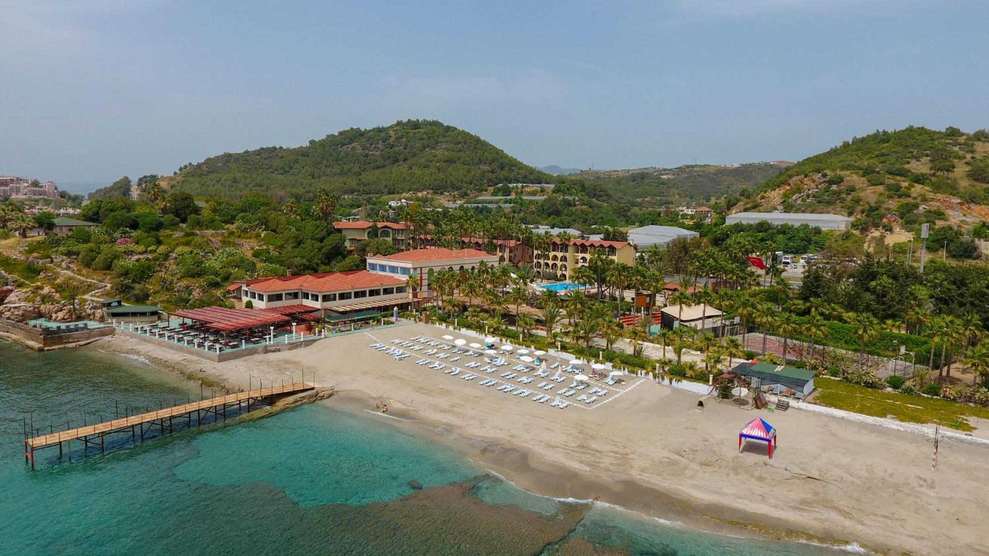 Green Paradise Beach Hotel Toslak Exterior photo